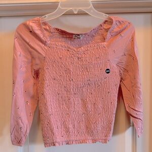 NWT Abercrombie Kids Smocked Floral Top